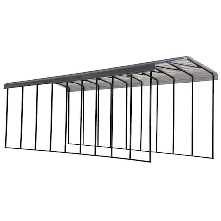Arrow Storage Products Arrow Carport, 14x42x14, Charcoal CPHC144214